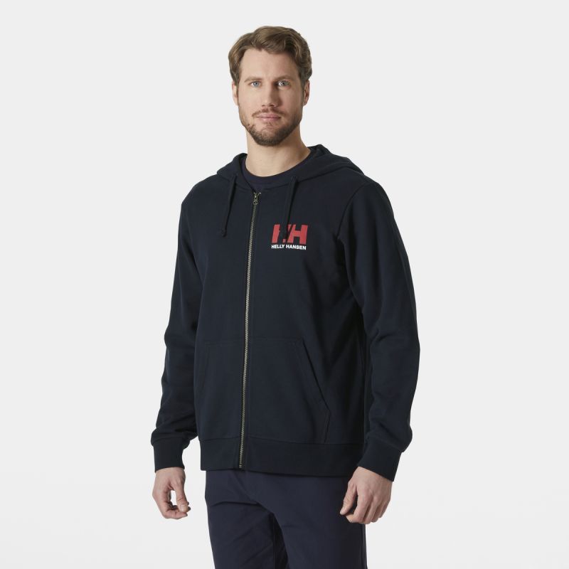 Helly Hansen HH Logo Full Zip Hoodie 2.0 M 30393 597 Clothing/Outdoor/Helly Hansen Your Sports Performance