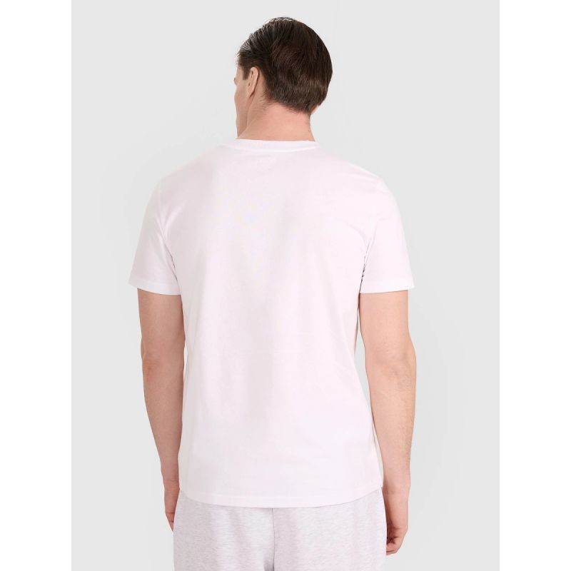 Men's regular t-shirt with volleyball print 4F 4FRAW25TTSHM3237-10S Clothing Your Sports Performance