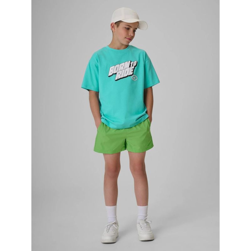 Boy's cotton T-shirt 4F 4FJRSS26TTSHM4174-047S