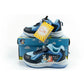 Leomil children's sports shoes Bluey sneakers light with velcro LED