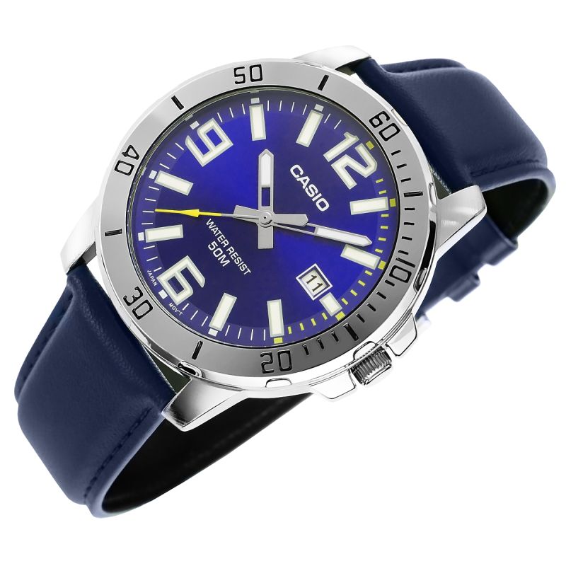 Men's Watch CASIO MTP-VD01L-2BVUDF + BOX In preparation Your Sports Performance