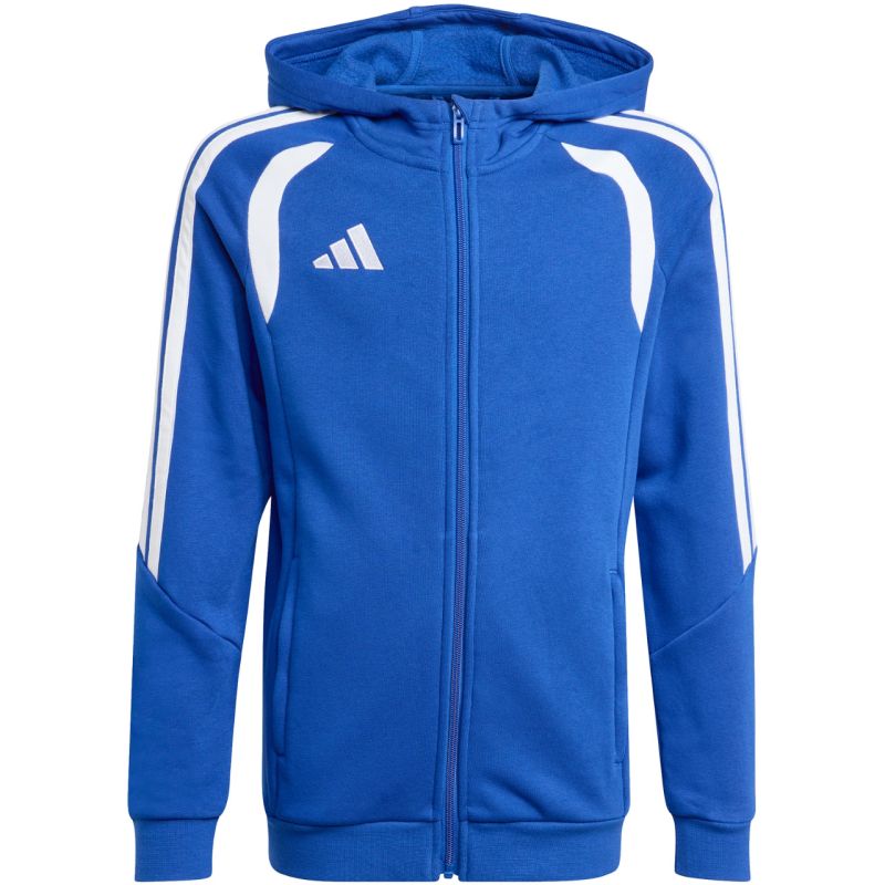 adidas Tiro 26 League Sweat Full Zip Hoodie for Kids Blue KF9102