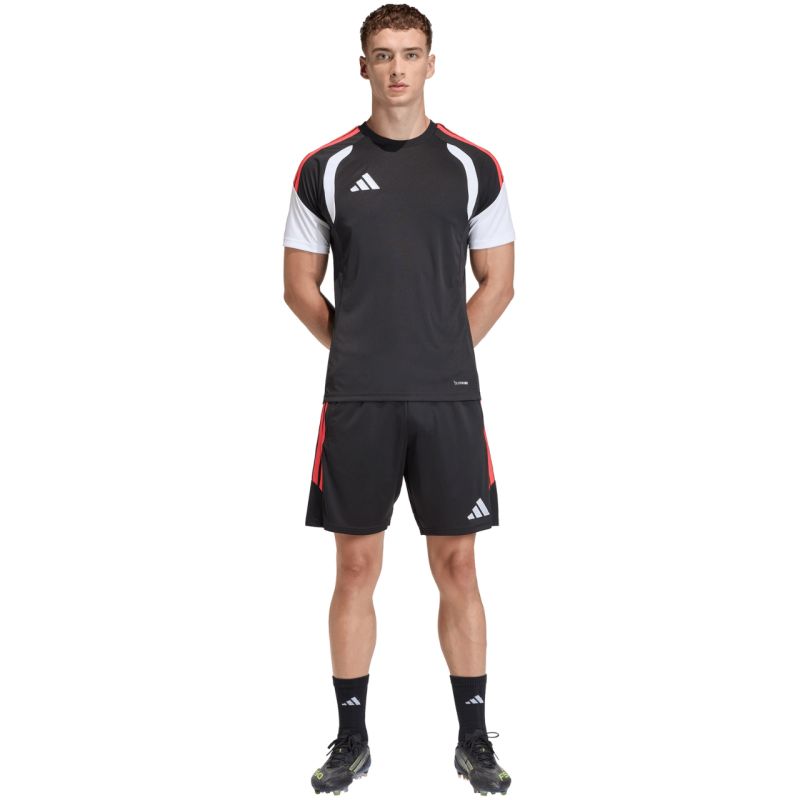 Men's adidas Tiro 26 League Training Shorts Black and Red JY9716 adidas