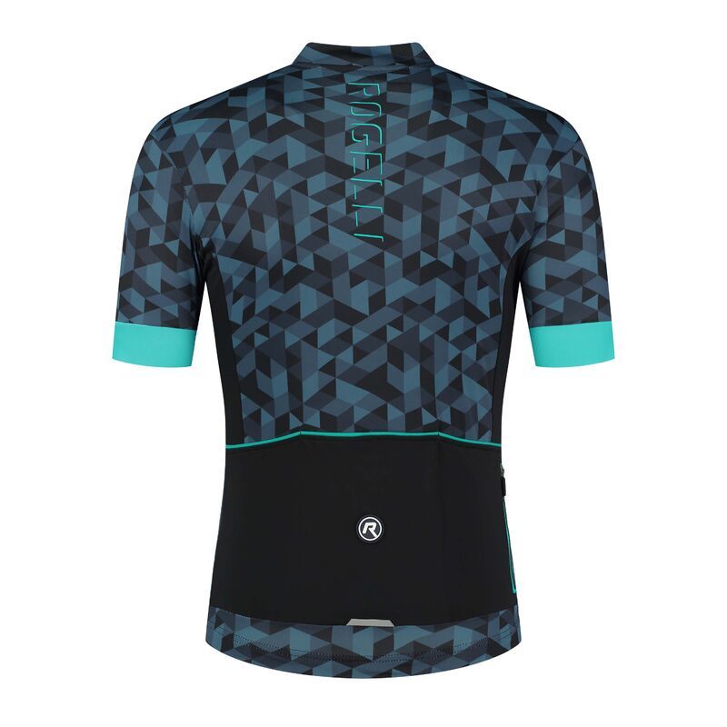 Rogelli RUBIK T-shirt gray-turquoise M Rogelli/Rower/Men/Koszulki Your Sports Performance