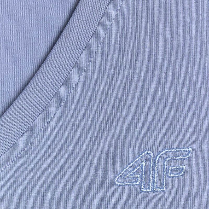 Women's T-shirt 4F F2969 denim 4FWAW25TTSHF2969 32S In preparation Your Sports Performance