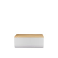 Alessi BG03 WG Mattina Bread Bin, Steel Bamboo Wood, Warm Gray AGD - Produkty/Sztućce i przybory kuchenne Your Sports Performance