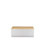 Alessi BG03 WG Mattina Bread Bin, Steel Bamboo Wood, Warm Gray AGD - Produkty/Sztućce i przybory kuchenne Your Sports Performance
