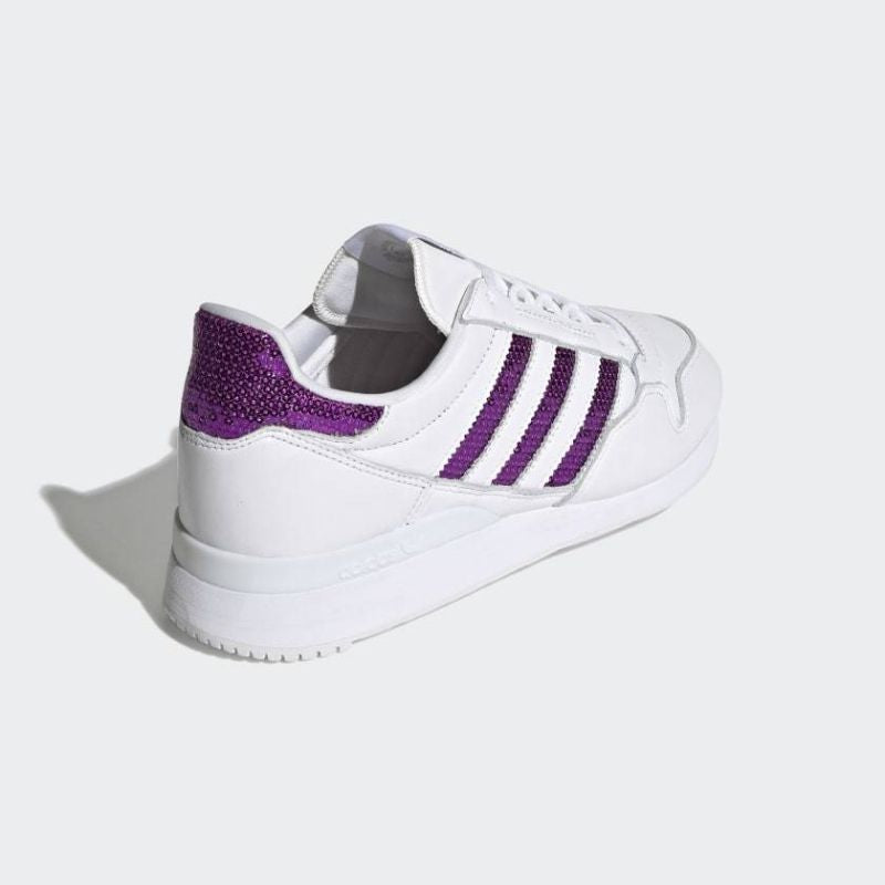Adidas Originals ZX 500 Cloud White/Shock Purple women's shoes - G55663 Obuwie/Buty do koszykówki męskie/Adidas Your Sports Performance