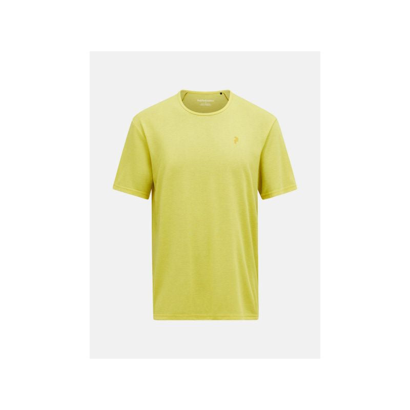 PEAK PERFORMANCE M Wool-Blend Shortsleeve T-shirt, yellow