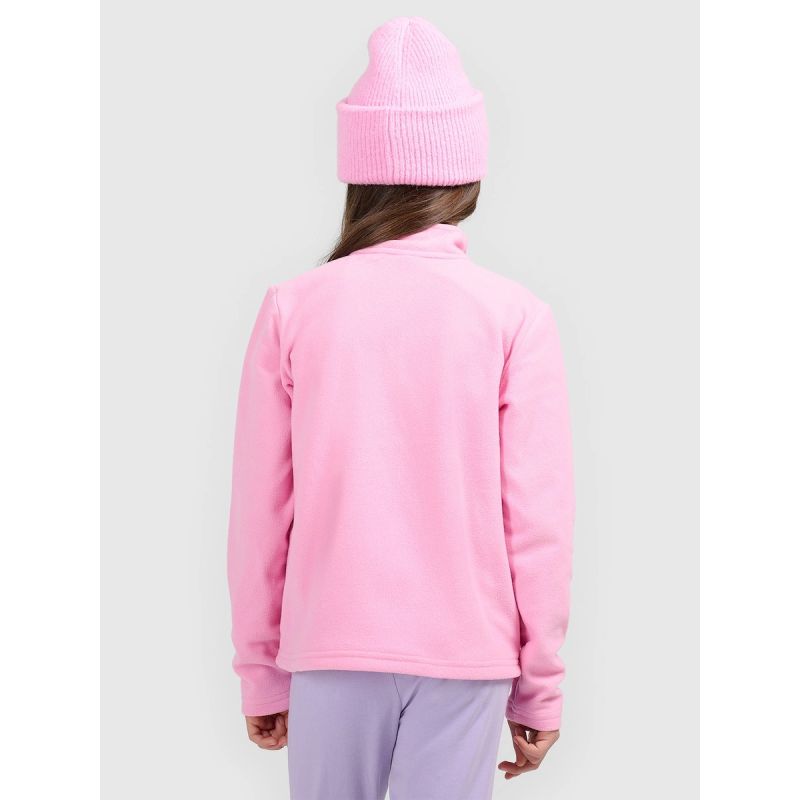 Regular fleece without hood for girls 4F 4FJRSS26TFLEF507-56S 4f