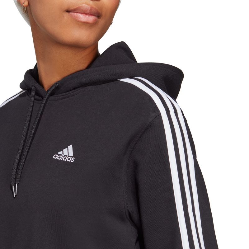 adidas Essentials 3-Stripes French Terry Crop Hoodie W IC8767 Clothing/Training Adidas