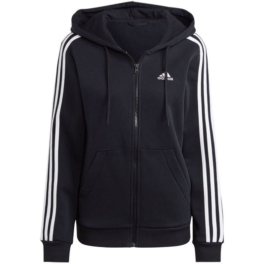 Adidas 3 Stripes FL Full-Zip Hoodie HZ5743 Clothing/Lifestyle/adidas Adidas