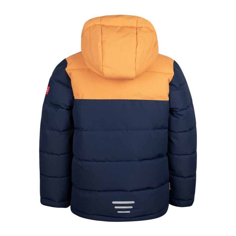Trollkids Girls Gryllefjord Jacket insulated winter jacket with hood, navy blue (461-165) In preparation Your Sports Performance