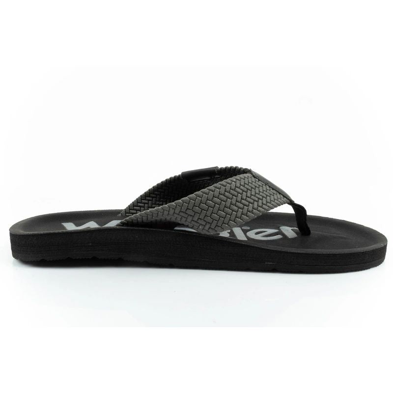 Wrangler men's Zane Flipflop shoes, gray flip-flops Wrangler