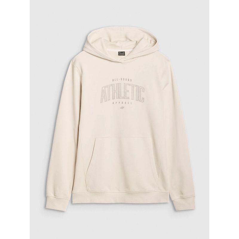 Men's sweatshirt with hood, open, 4F 4FRSS25TSWSM2201-12S 4f
