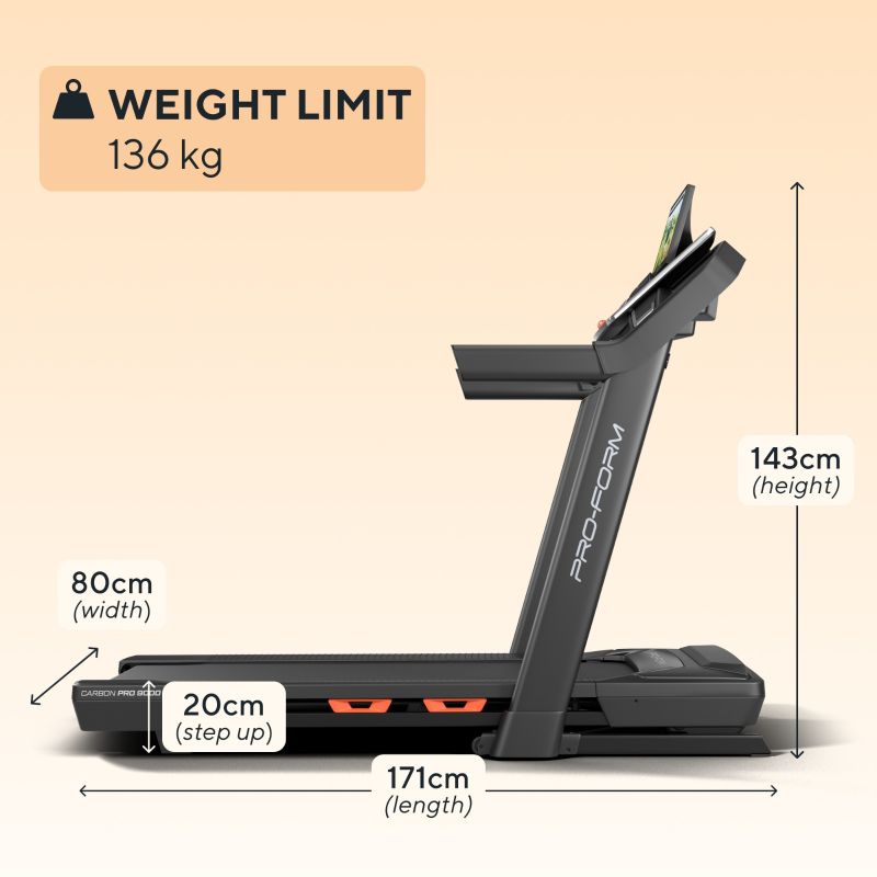Proform Carbon TLS PFTL79925 Electric Treadmill Accessories/Training equipment/Bieżnie Your Sports Performance