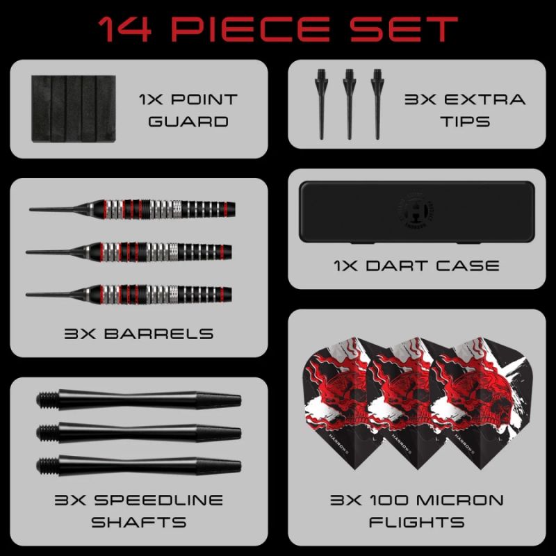 Harrows HEAVY METAL softip darts In preparation Your Sports Performance