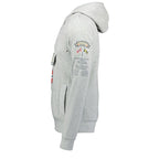Men’s Sweatshirt Geographical Norway GYMCLASS BGREY DB GTX MEN 054 (WW2844H/GN-BLENDED GREY)