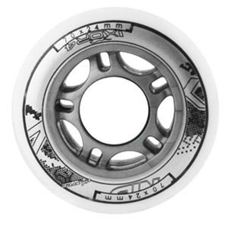 PU 70x24 82A WHITE WHEELS (4 pcs.) NILS EXTREME In preparation Your Sports Performance