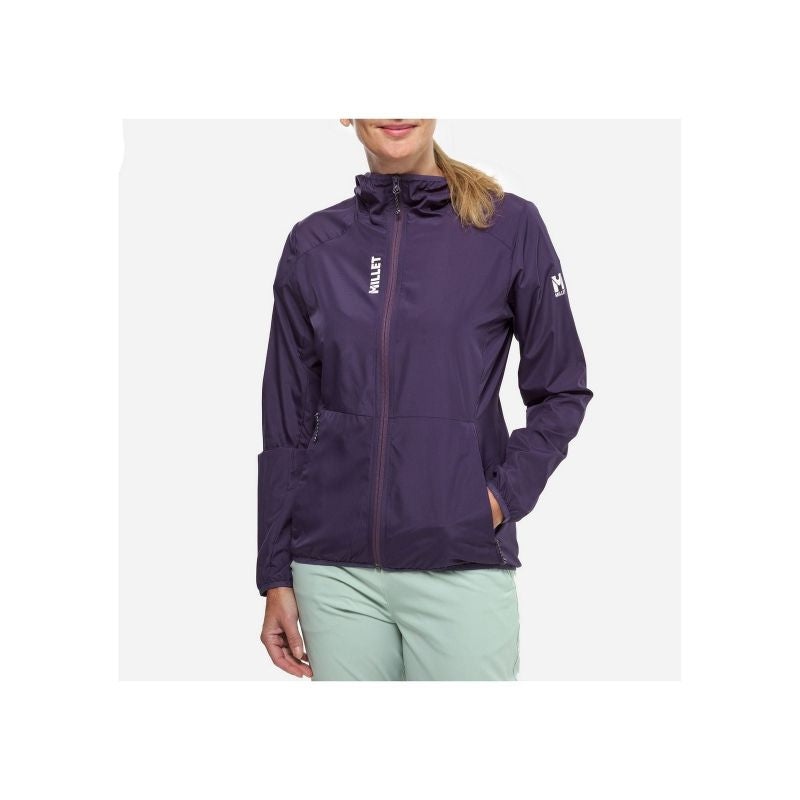 MILLET Parmelan Windbreaker Hoodie Women's Jacket Purple