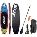 SET - SUP BOARD 135KG INFLATABLE ENERO 300x76x15CM BLACK Accessories Your Sports Performance