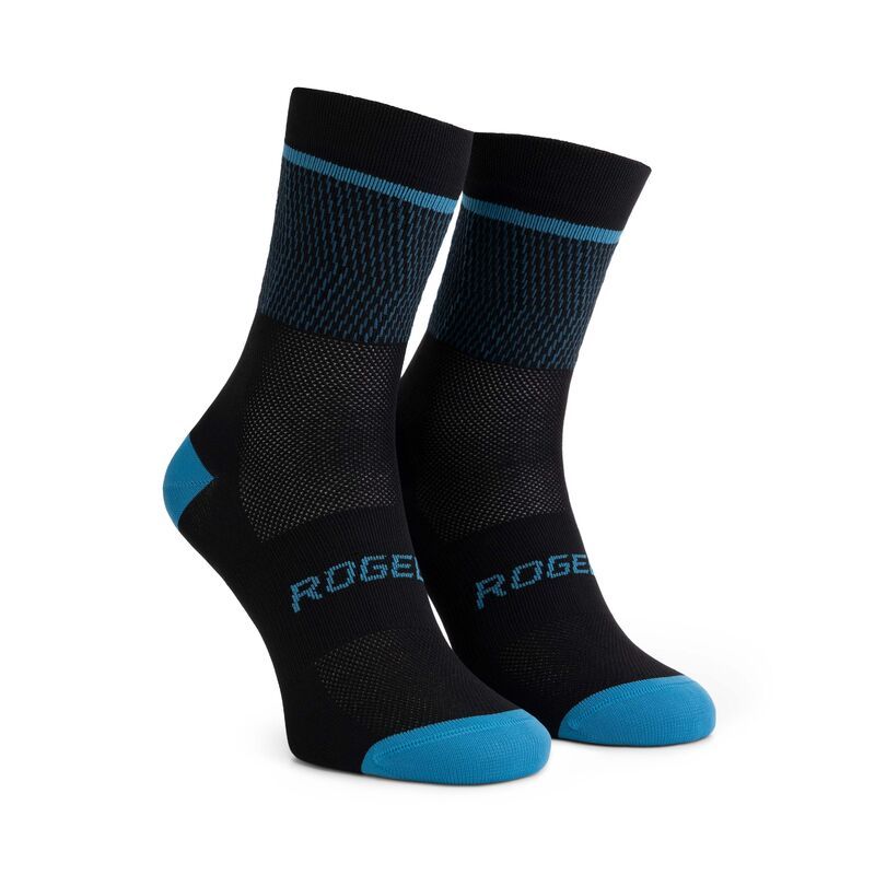 Rogelli HERO II socks black and blue 40-43 Rogelli/Rower/Men/Akcesoria/Skarpetki Your Sports Performance