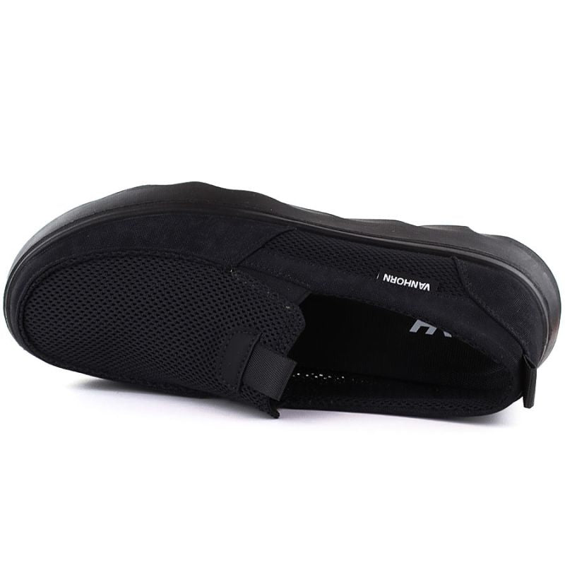 Men's slip-on shoes, black, Vanhorn WN32302 VanHorn