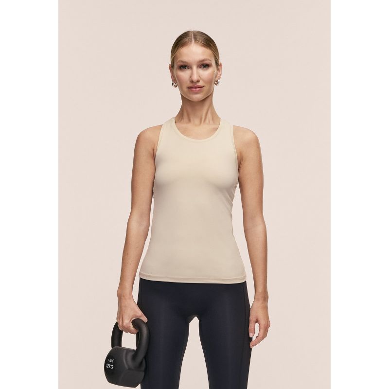CASALL Essential Racerback Tank, Beige