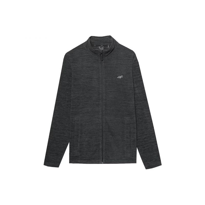 Sweatshirt 4F M 4FSS23TFLEM052 black melange Clothing/Outdoor 4F