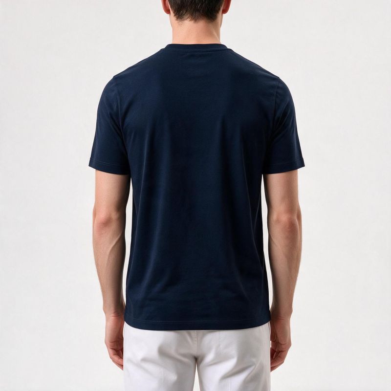 Paul&Shark Men's Cotton T-shirt Navy Blue 26411035-13 - Classic Cut