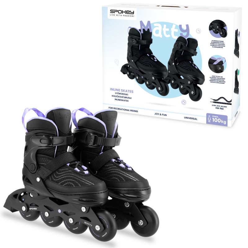Spokey Matty SPK-943451 roller skates, sizes 35-38 Accessories/Skating/Rolki (pozostałe) Your Sports Performance