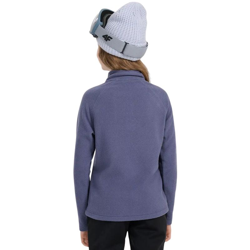 Fleece sweatshirt for girls 4F F060 navy blue 4FJWAW25UFLEF060 31S 4f