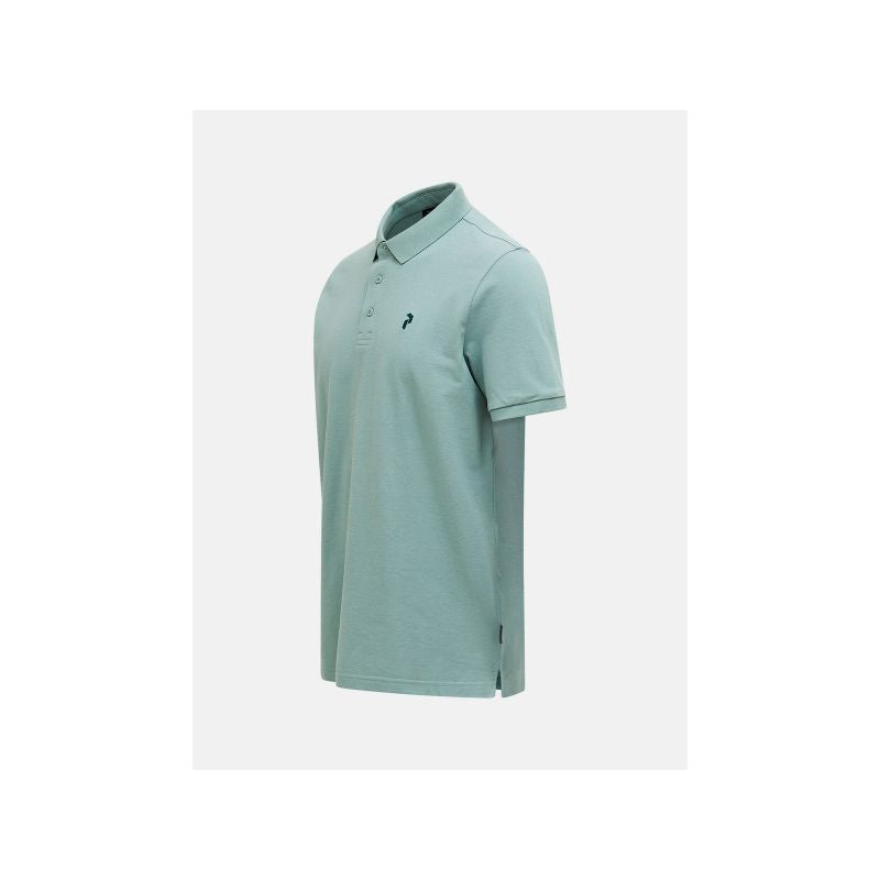 PEAK PERFORMANCE M Classic Cotton Polo Men's T-Shirt, Green