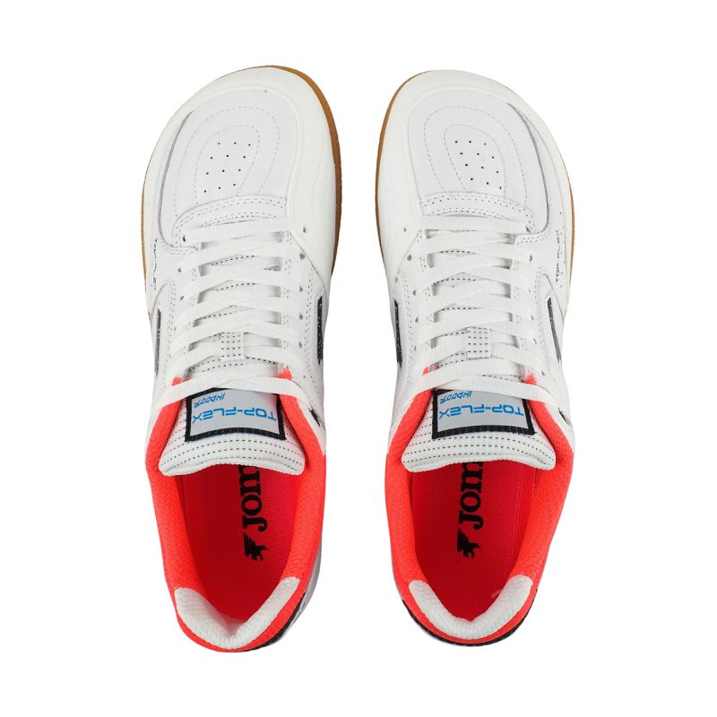 Joma Top Flex Foot Shape 2502 Indoor white football boots FOTOPW2502IN Footwear Your Sports Performance
