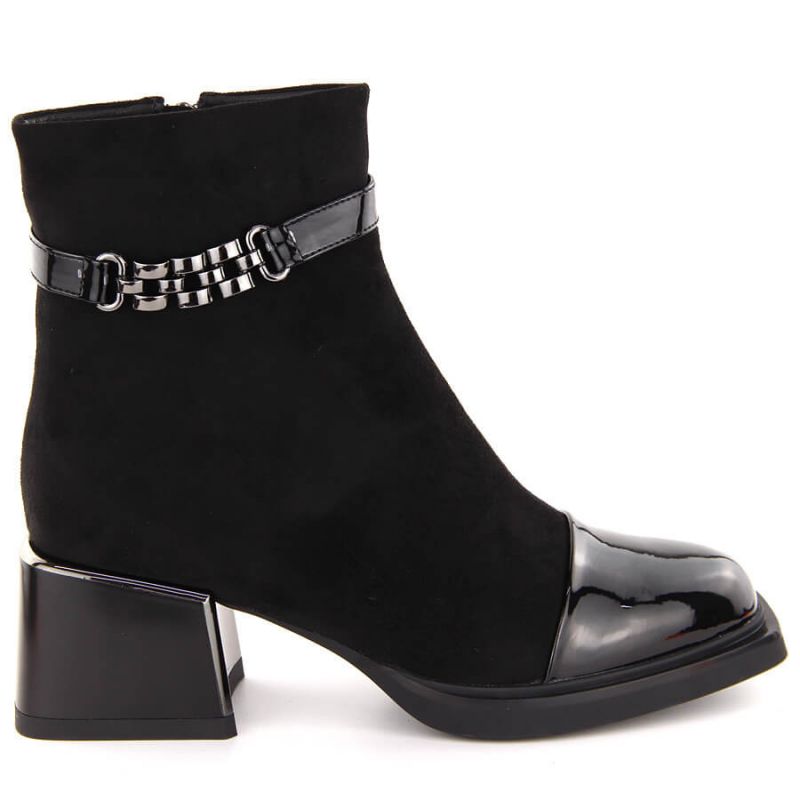 D&amp;A S.Barski ankle boots with decorative heel Premium Collection W MR880-018 OLI269A Footwear/Lifestyle/S.Barski Your Sports Performance