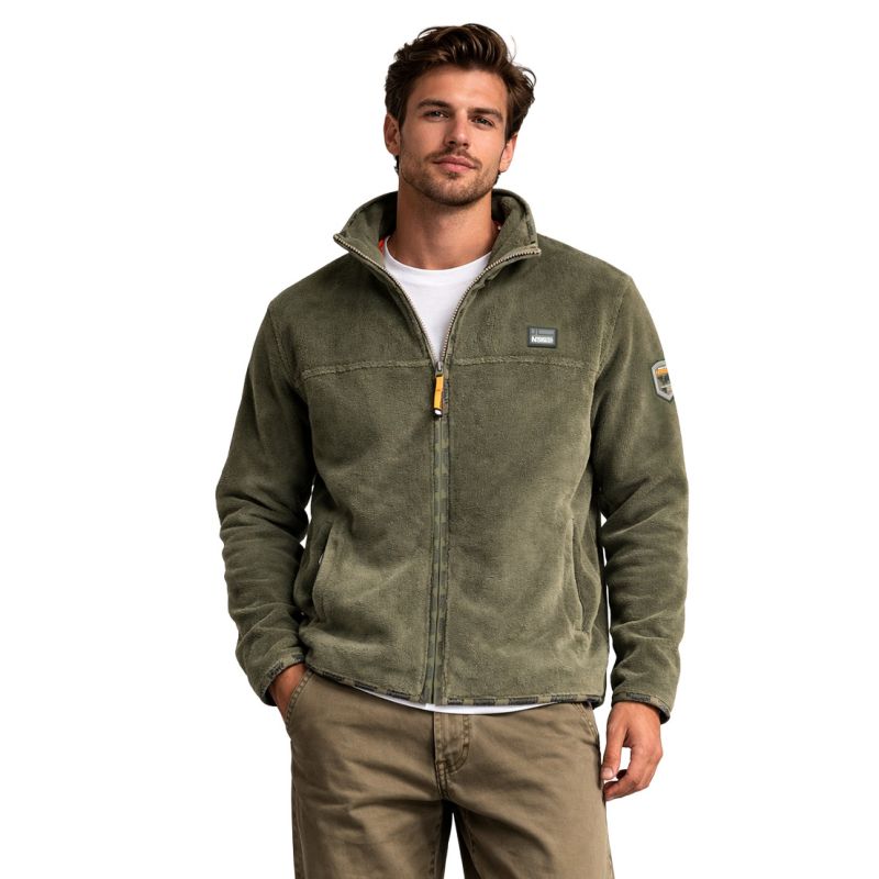 Geographical Norway Timple Kaki Db Men Fleece 047-1 kaki (WZ7983H/GN-Kaki) Geographical Norway