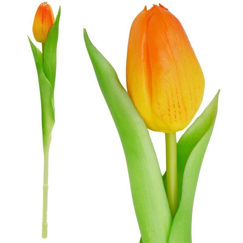 ORANGE TULIP 31CM LIFE-LIKE SPRING DECORATION Home and Garden/Equipment Your Sports Performance