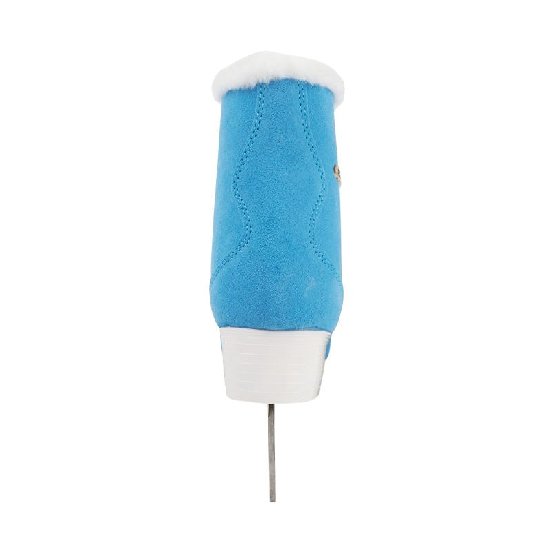 Roces Suede Eco-Fur Figure Skates Blue and White 450702 004 In preparation Your Sports Performance