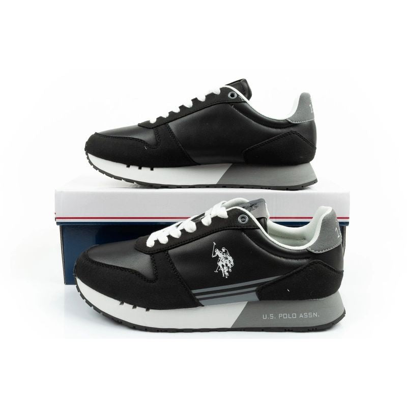 US Polo Assn sports shoes sneakers men's fashionable comfortable black Your Sports Performance