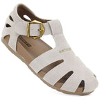 Beige women's leather sandals Artiker 58C0328 Artiker