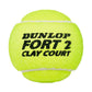 Dunlop Fort Clay Court Tennis Balls 4 pcs 601613 Accessories/Balls/Tennis/inny Your Sports Performance