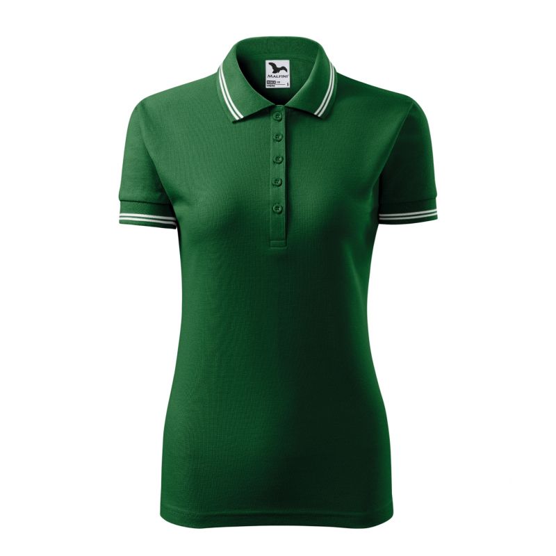 Adler Urban W MLI-22006 bottle green polo shirt Clothing/Lifestyle/T-shirts/Adler Your Sports Performance