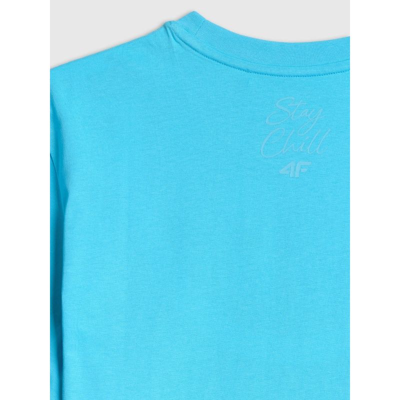 Men's regular printed T-shirt 4F 4FRSS26TTSHM4305-33S