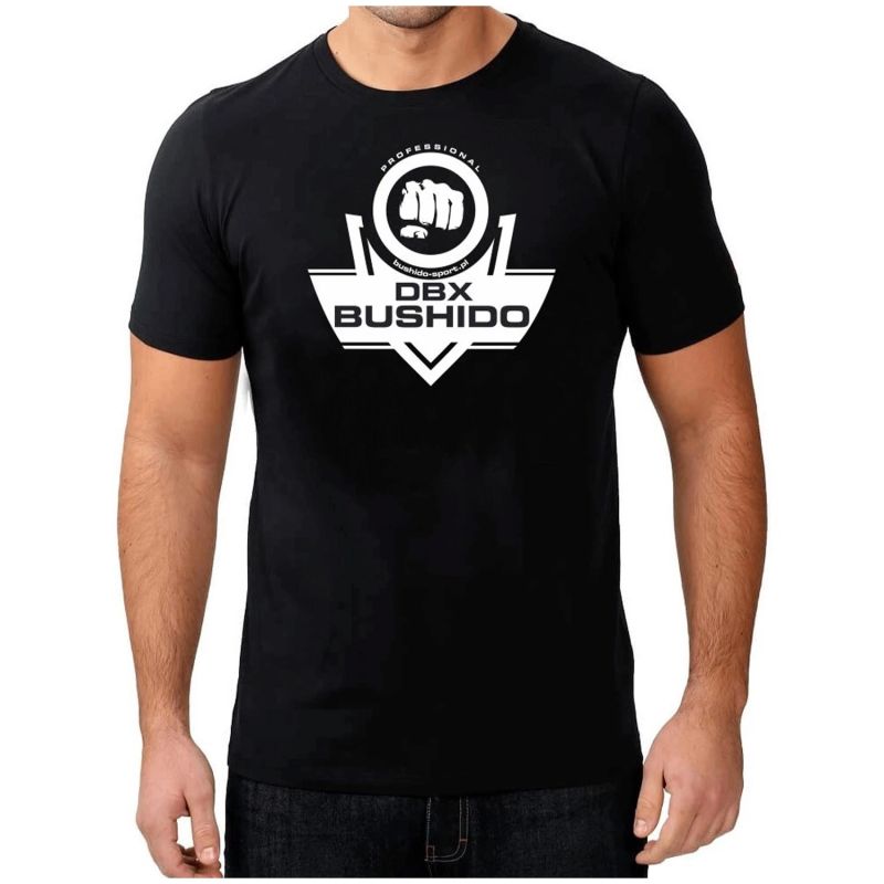 CLASSIC BRAND WHITE T-Shirt COTTON T-SHIRT DBX BUSHIDO KT10-M ODZIEŻ - Koszulki treningowe Your Sports Performance