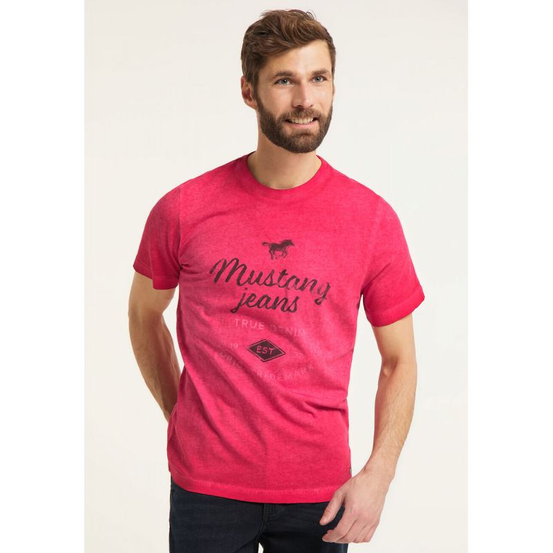 Mustang Alex C Print M T-shirt 1010713 7189 Clothing/Lifestyle/T-shirts/Mustang Your Sports Performance