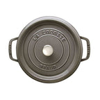 STAUB Round cast iron pot 40500-246-0 3.8l graphite AGD - Produkty/Garnki / patelnie nieelektryczne Your Sports Performance