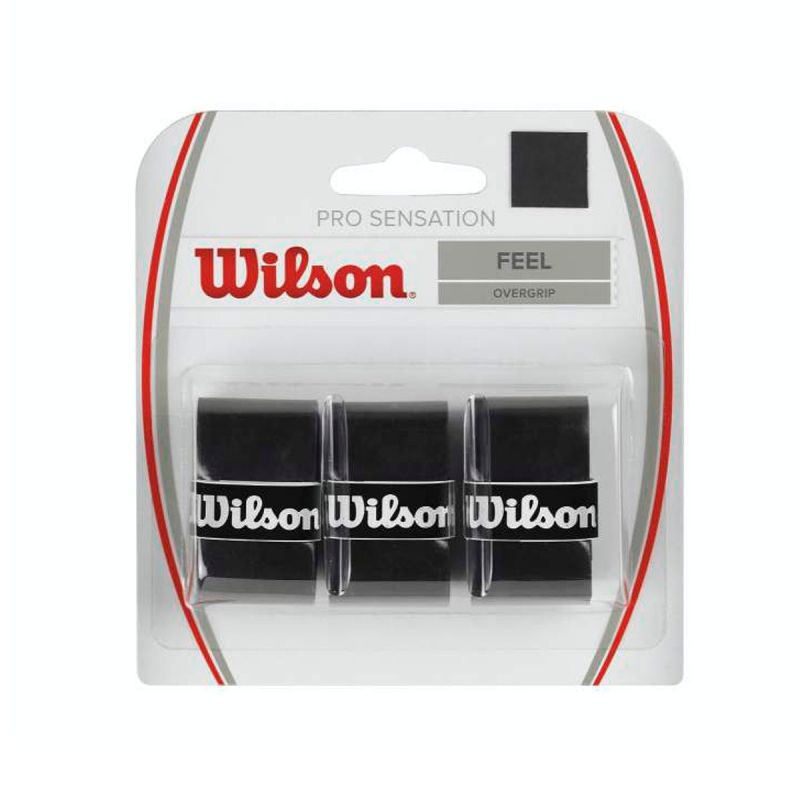 Wilson Pro Overgrip Sensation wraps 3 pcs WRZ4010BK Accessories/Rackets and accessories Your Sports Performance