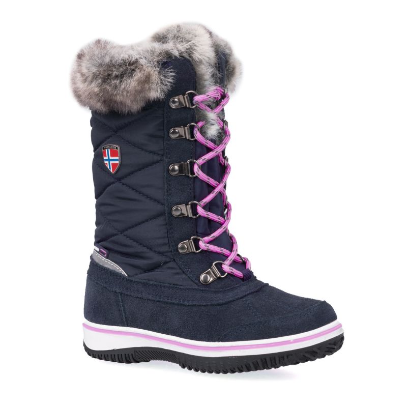 Trollkids Girls Holmenkollen Snow Boots for girls, navy blue (171-114) In preparation Your Sports Performance