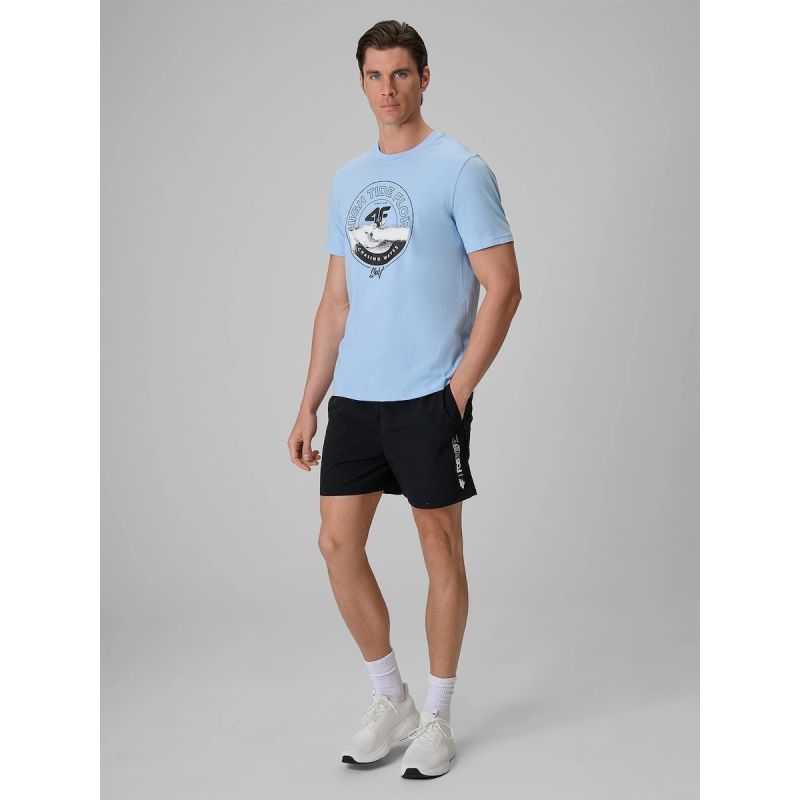 Men's regular printed T-shirt 4F 4FRSS26TTSHM4298-34S