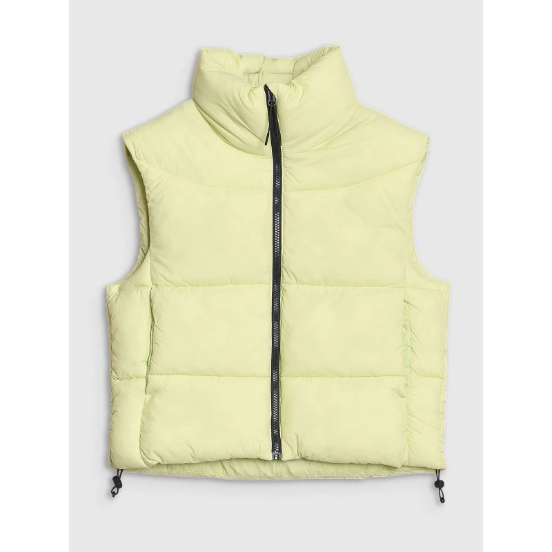 Cropped down vest with synthetic filling for women 4F 4FWSS25TVJAF182-45S *Kategoria tymczasowa Your Sports Performance